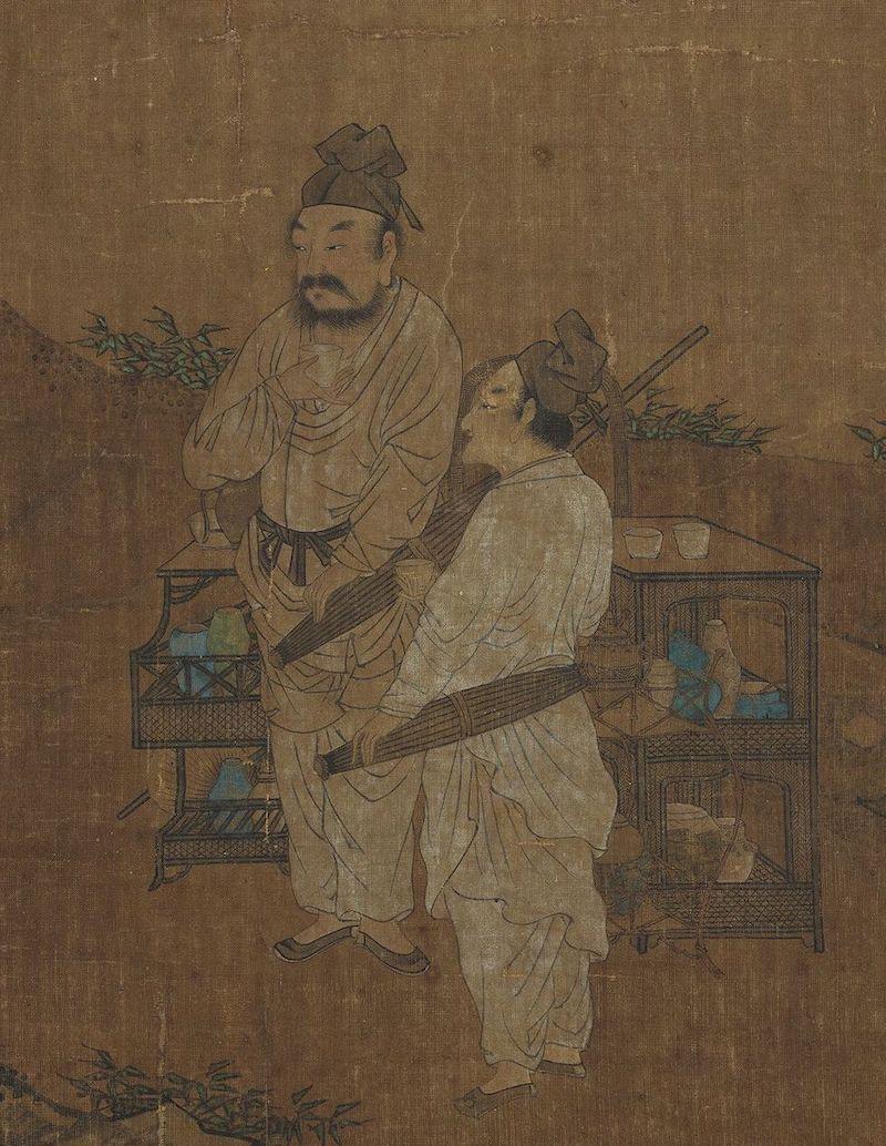 重拾“圍爐煮茶”文化，一起看看故宮藏畫(huà)里的“圍爐煮茶”[精制鋼圍爐茶桌](圖8)