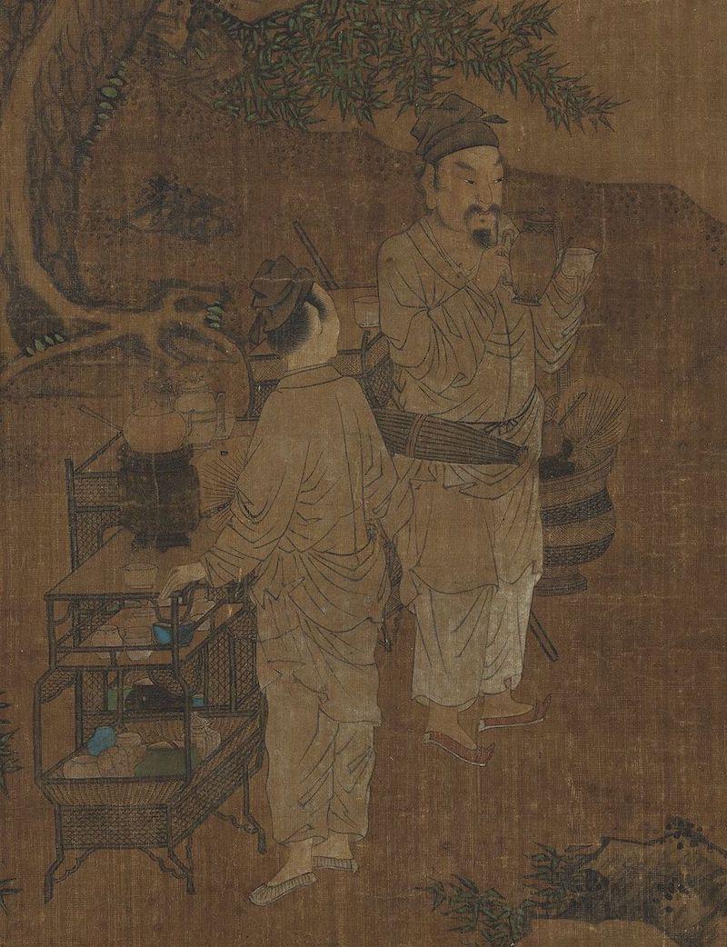 重拾“圍爐煮茶”文化，一起看看故宮藏畫(huà)里的“圍爐煮茶”[精制鋼圍爐茶桌](圖9)