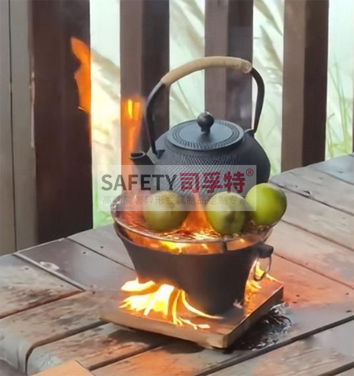 圍爐煮茶小貼士：火災(zāi)、中毒、燙傷需防范[精制鋼圍爐茶桌](圖1)