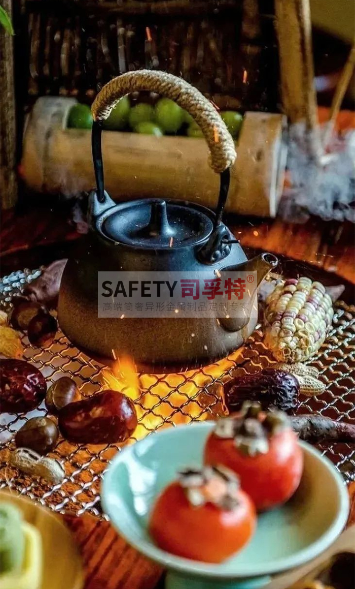 圍爐煮茶小貼士：火災(zāi)、中毒、燙傷需防范[精制鋼圍爐茶桌](圖2)
