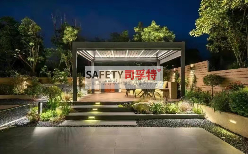 新中式景觀涼亭設計有哪些注意事項[精致不銹鋼涼亭，鋁藝涼亭](圖1)