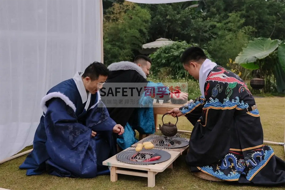 “圍爐煮茶”與非遺相互引流，潮流與文化傳承并不沖突[精致鋼圍爐，炭火爐](圖2)